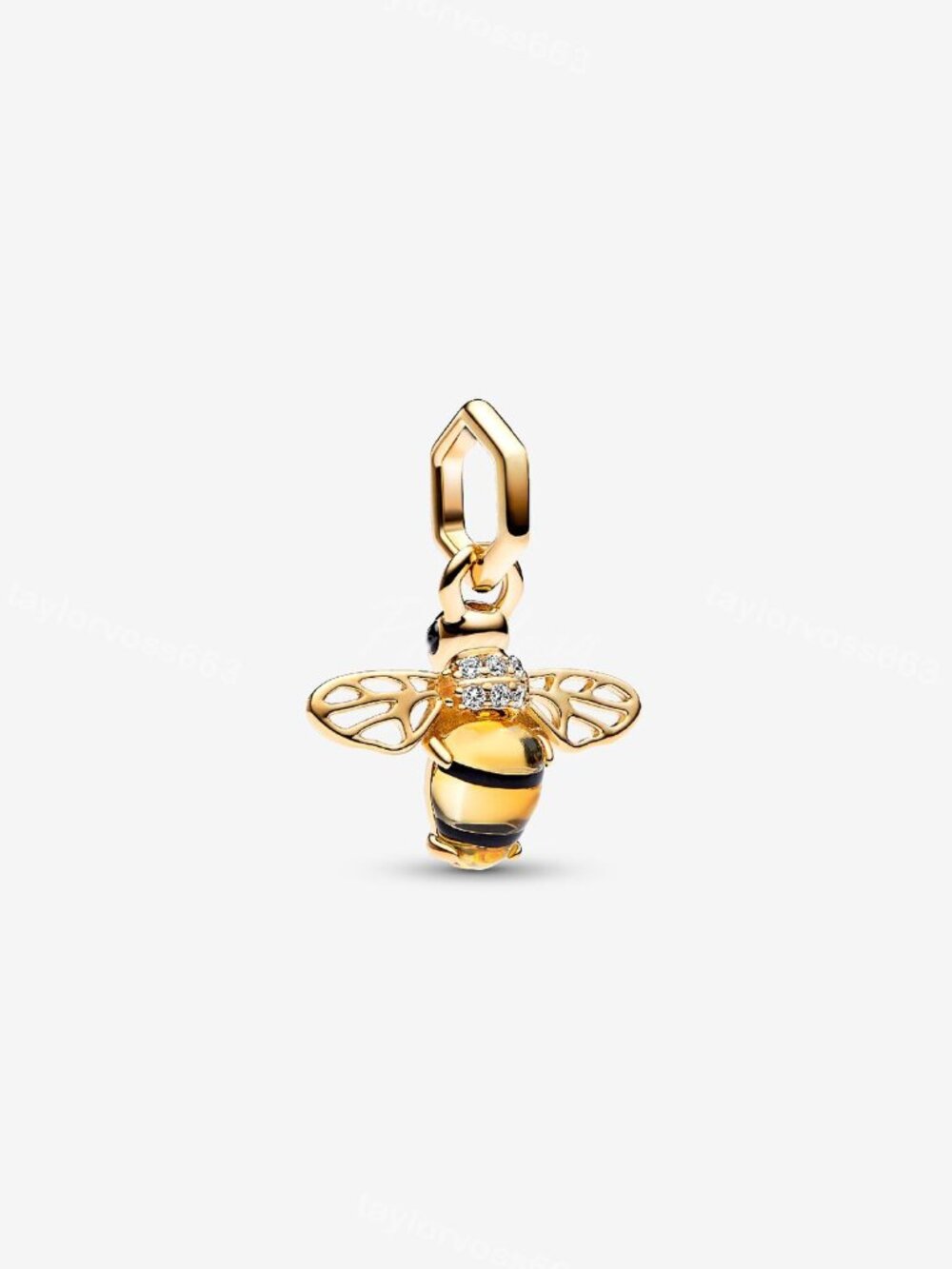 Pandora Sparkling Bee Dangle Charm